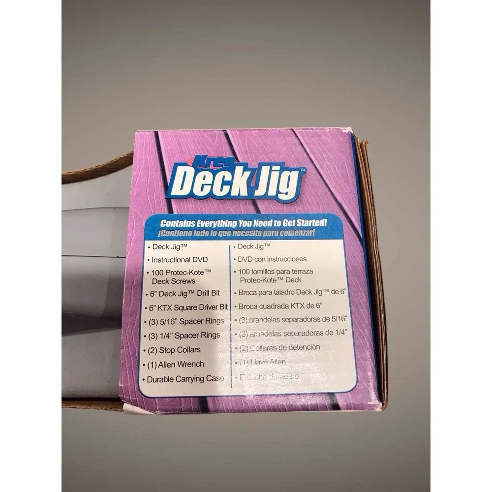 Kreg Deck Jig Kit Concealed‎ Fastening System with Instructional Video NEW